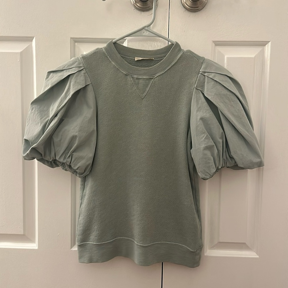 Ulla Johnson Seafoam Puff Sleeve - Size P